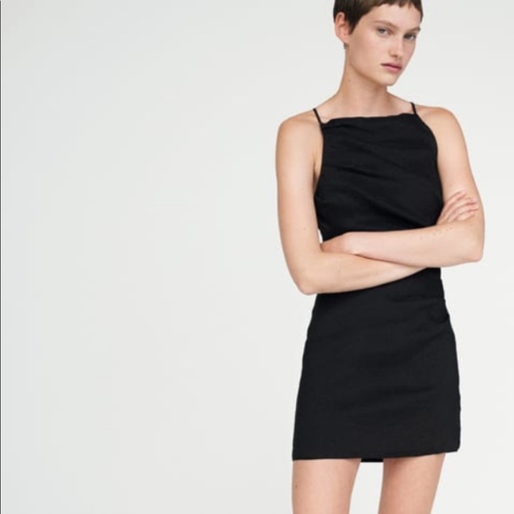 Zara draped dress - Picture 1 of 4